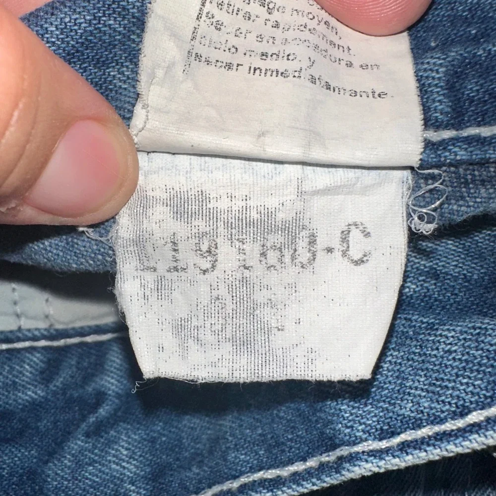 Carhartt VTG Painter Pants Denim Blue Workwear Jeans Distressed Grunge‎ Artcore